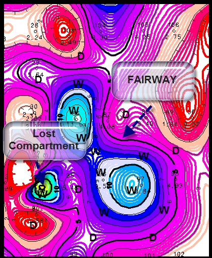  c2+ contours showing lost compartment incised valley